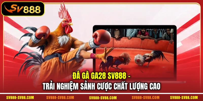 Đá Gà GA28 SV888 - Trải Nghiệm Sảnh Cược Chất Lượng Cao