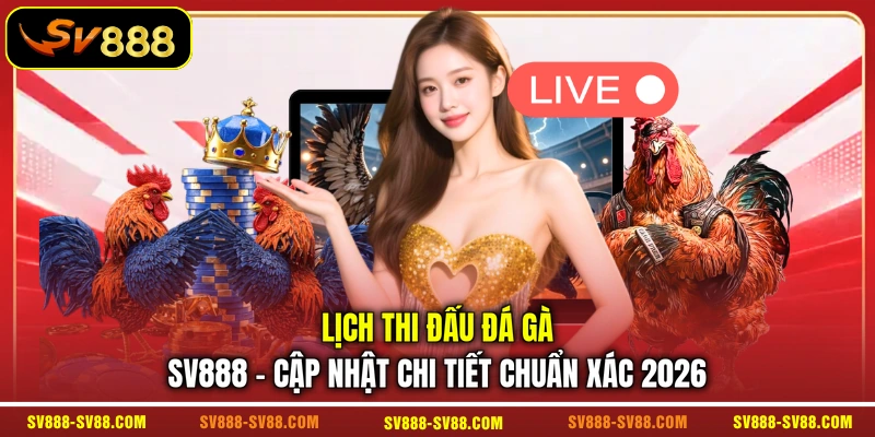 Lịch Thi Đấu Đá Gà SV888 - Cập Nhật Chi Tiết Chuẩn Xác 2026